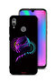 غطاء حماية لهاتف Honor 10 Lite، رسم فني رقمي بسيط عالي الدقة