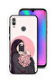 غطاء حماية لهاتف Honor 10 Lite، فن التقاط صور سيلفي مع حمل الزهور