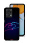Honor X7a Protective Case Cover Touching Hand Making Heart