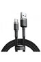 USB to Type-C data cable 2A, 2m, (CATKLF-CG1) - Gray Black