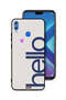 Honor 8X Protective Case Cover Hello