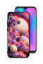 غطاء حماية لهاتف Honor 10 Lite بتصميم غيوم وفن تجريدي