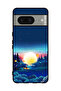 Protective Case Cover For Google Pixel 8 Sunset View Paint