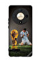 غطاء حماية لهاتف Honor X9b مع صورة ليو ميسي وكأس الفيفا