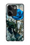 Protective Case Cover For Tecno Camon 20 Blue Rose