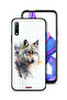 غطاء حماية لهاتف Honor 9X (الصين) بتصميم فن تجريدي للذئب