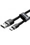 USB to Type-C data cable 2A, 2m, (CATKLF-CG1) - Gray Black - 4