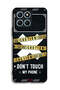 Honor X8 5G Protective Case Cover Caution Never Touch My Phone - 2