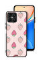غطاء حماية لهاتف Honor X8 4G بتصميم أيقونة الفراولة