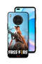 غطاء حماية لهاتف Honor 50 Lite بتصميم فري فاير