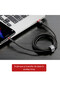 USB to Type-C data cable 2A, 2m, (CATKLF-CG1) - Gray Black - 6