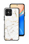 غطاء حماية لهاتف Honor X8 4G بنمط رخامي