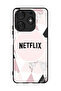 غطاء حماية لهاتف Tecno Spark 10 Pro مع خلفية Netflix