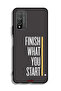 Honor 10X Lite Protective Case Cover Finish What You Start - 2