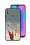 غطاء حماية لهاتف Honor 10 Lite بتصميم طيور تحلق