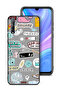 Huawei Y8p Protective Case Cover Good Vibes Stickers