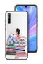 Huawei P Smart S Protective Case Cover Girl And Fashion Books Art