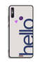 Huawei Enjoy 20e Protective Case Cover Hello - 2
