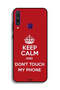 Huawei Y6p Protective Case Cover Keep Calm And Dont Touch My Phone - 2