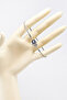 Silver Color Adjustable Evil Eye Shiny Stone Hamse Hand Bracelet, Gift Fatima Mother Bracelet - 4