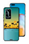 غطاء حماية لهاتف هواوي P40 Pro Plus 5G، منظر طبيعي، فن تجريدي