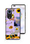 Honor 50 Pro Protective Case Cover Beautiful Sunflower Stickers