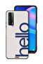 Huawei Y7a Protective Case Cover Hello