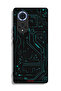 Huawei nova 9 Protective Case Cover Digital Art Circuits Minimalism Multiple Display - 2