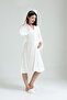 Women's Tuba Ecru Front Button Maternity Nightgown - 7