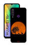 Huawei Y6p Protective Case Cover Evening Moon Art