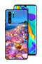 غطاء حماية لهاتف هواوي P30 Pro بتصميم أحجار فنية