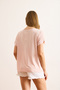 Women's Pink Fisto Detailed Bat Blouse Blz-19002587 - 2