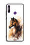 Huawei Enjoy 20e Protective Case Cover Horse Abstract Art - 2