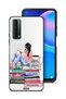 Huawei P smart (2021) Protective Case Cover Girl And Fashion Books Art