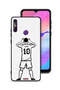 Huawei Enjoy 20e Protective Case Cover Messi Sketch