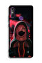 Huawei Enjoy 20e Protective Case Cover Girl Wear Mask Art - 2