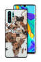 غطاء حماية لهاتف هواوي P30 Pro بتصميم خريطة العالم