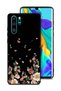 غطاء حماية لهاتف هواوي P30 Pro مع زهور صغيرة في الأسفل
