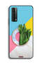 Huawei P smart (2021) Protective Case Cover Leaves Abstract Pattern - 2