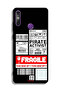 Huawei Enjoy 20e Protective Case Cover Private Activist Fragile Sticker - 2