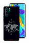 غطاء حماية لهاتف هواوي P30 Pro بتصميم فن البوصلة