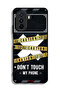 Huawei nova Y70 Protective Case Cover Caution Never Touch My Phone - 2