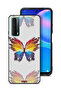 Huawei P smart (2021) Protective Case Cover Digital Art Simple Background Minimalism Butterfly