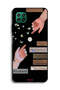 Huawei P40 lite 4G Protective Case Cover Arabic Quotes And Touching Hands - 2
