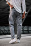 Men's Boyfriend Gray 100% Cotton Relaxed Fit Jeans - 4