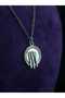 Cutlery Plate Model Stylish Minimal Design Waiter Waiter Profession Style Steel Necklace