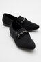 Women's Buckle Knitwear Shoes Black