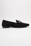 Women's Buckle Knitwear Shoes Black - 2