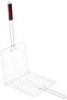 stainless steel BBQ grill basket with wooden handle - 6