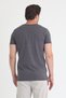 Men's V-Neck Straight-Cut Open Collar Basic T-Shirt - 8